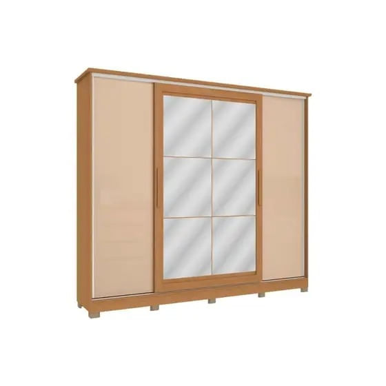 Guarda-Roupa CB07M570 3P 2G Kappesberg - Nogueira/Fendi | Lojas